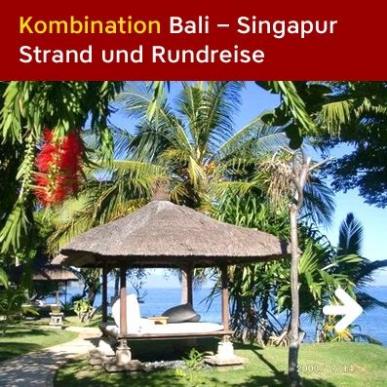 Bali Singapur Strand Reisekombination